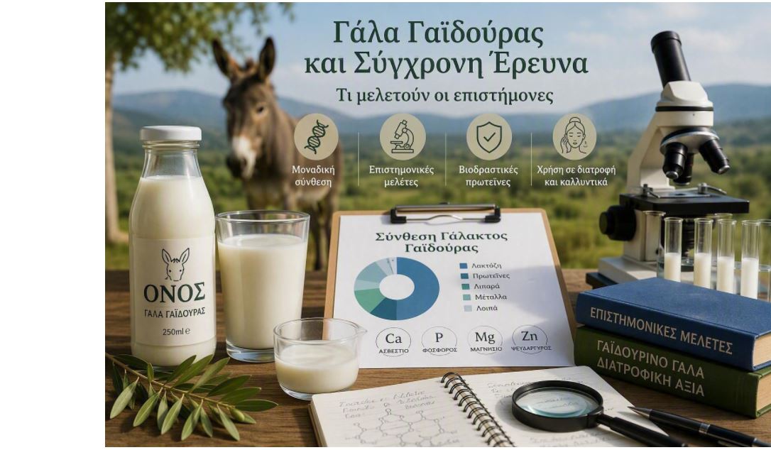 Γάλα Γαϊδούρας και Σύγχρονη Έρευνα: Τι Μελετούν οι Επιστήμονες 