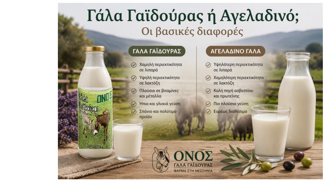 Γάλα Γαϊδούρας και Αγελαδινό Γάλα: Ποιες είναι οι Διαφορές; 