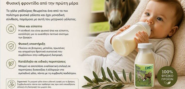 Γάλα Γαϊδούρας για Μωρά: Τι Πρέπει να Γνωρίζουν οι Γονείς